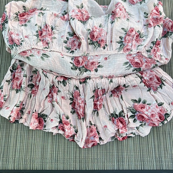 🎯NWOT Auguste The Label Roselle Dylan Mini Skirt Blush Size 6 - Picture 7 of 11